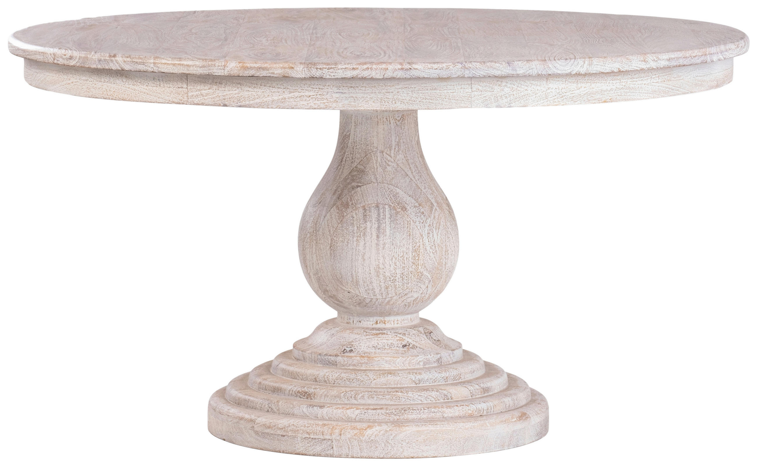 ESSTISCH in Holz 140/140/77 cm  - Weiß, ROMANTIK / LANDHAUS, Holz (140/140/77cm) - Landscape