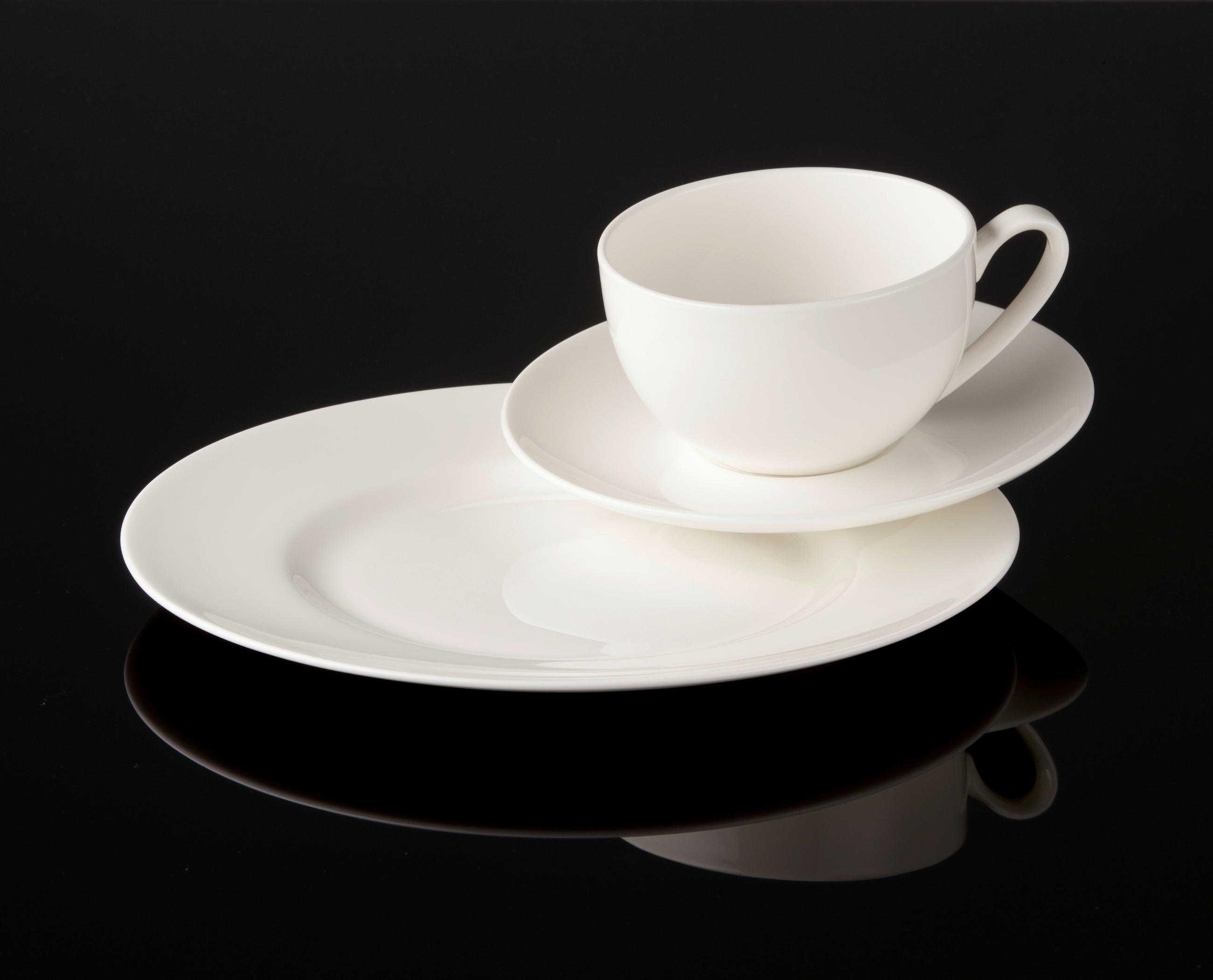 KAFFEESERVICE Weiß 18-teilig Jade White  - Weiß, Basics, Keramik - Rosenthal