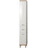 HOCHSCHRANK - Chromfarben/Eichefarben, MODERN, Glas/Holzwerkstoff (30/185,5/33cm) - Xora HOCHSCHRANK - Chromfarben/Eichefarben, MODERN, Glas/Holzwerkstoff (30/185,5/33cm) - Xora