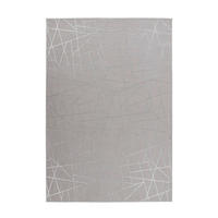 FLACHWEBETEPPICH Wohnzimmer 80/150 cm Bijou 125 Taupe / Silber Silberfarben, Taupe rechteckig  - Taupe/Silberfarben, KONVENTIONELL, Textil (80/150cm) - Kayoom