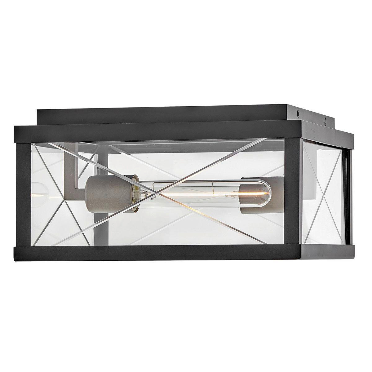 HÄNGELEUCHTE Hinkley 15,9/30,5/30,5 cm  - Schwarz, Design, Glas/Metall (15,9/30,5/30,5cm) - Elstead Lighting