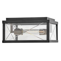 HÄNGELEUCHTE Hinkley 15,9/30,5/30,5 cm  - Schwarz, Design, Glas/Metall (15,9/30,5/30,5cm) - Elstead Lighting