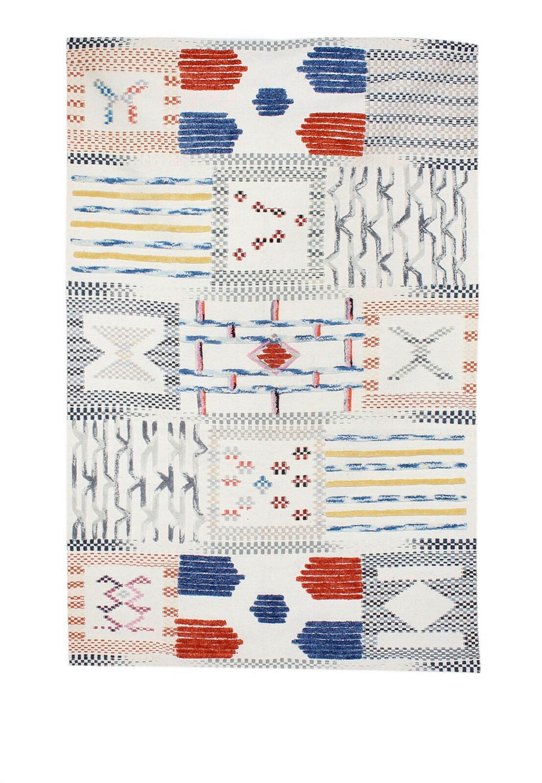 FLACHWEBETEPPICH 120/170 cm Multicolor, Beige  - Beige/Multicolor, Design, Textil (120/170cm) - Novel