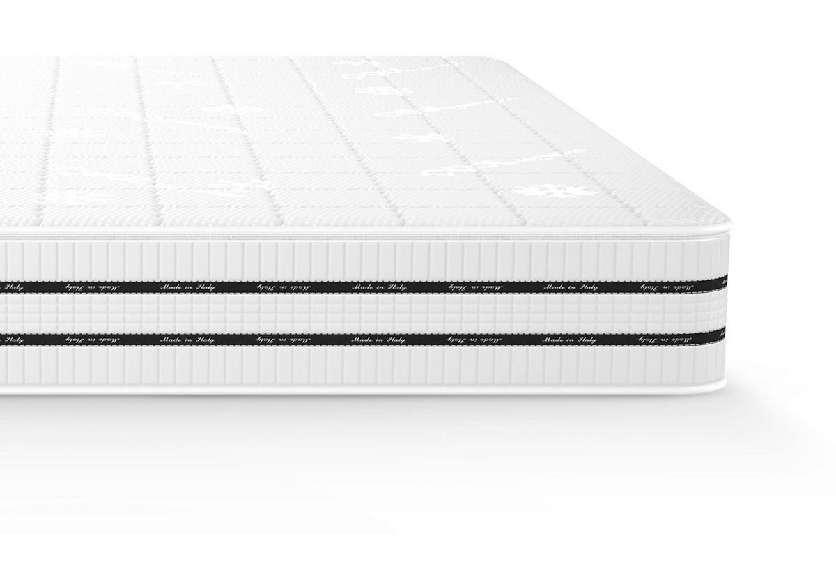 Saltea 90/200 cm  - alb, Basics, textil (90/200cm)