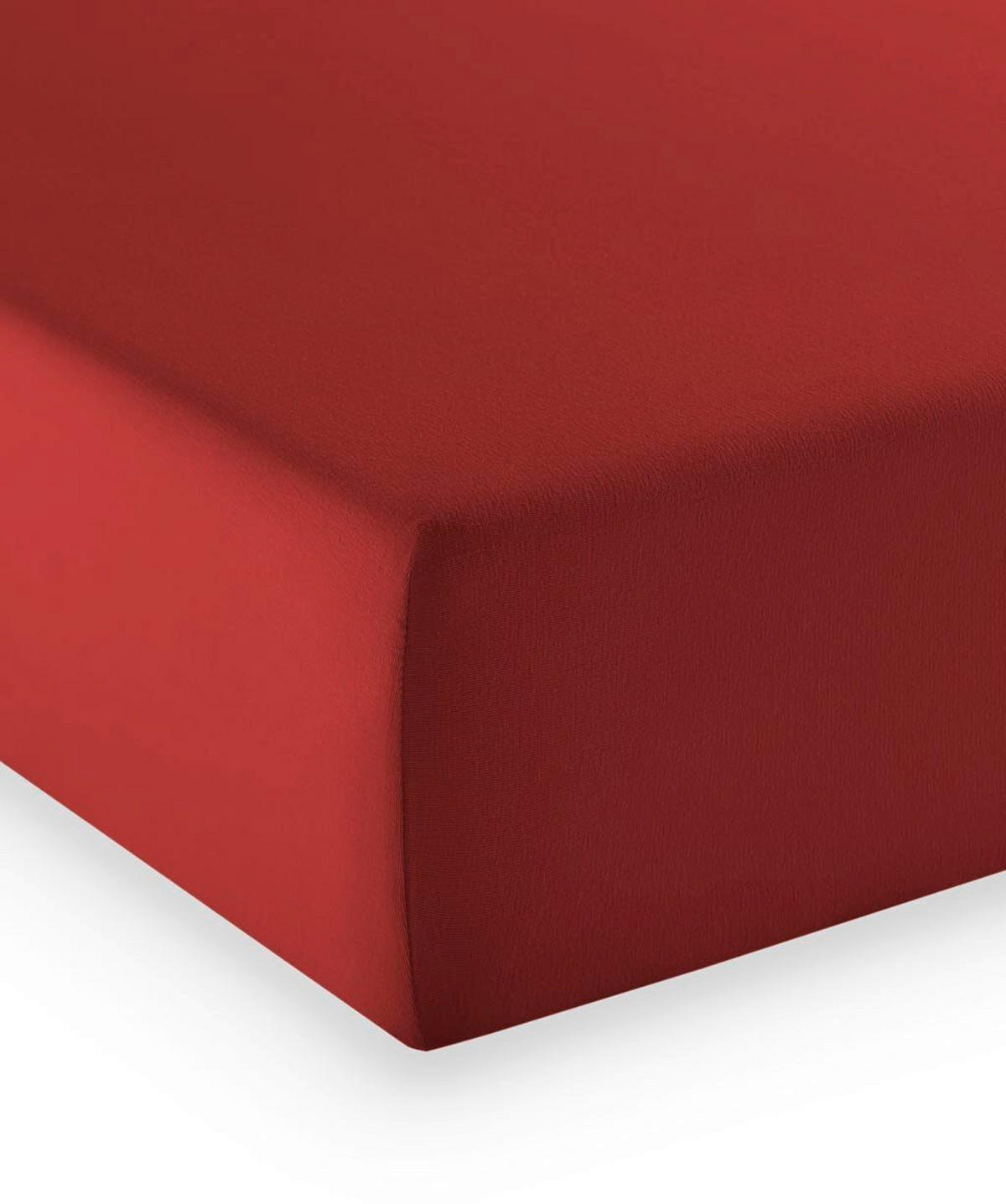 ČARŠAV SA LASTIŠEM Elasto Comfort 120/200 cm  - crvena, Osnovno, tekstil (120/200cm) - Fleuresse