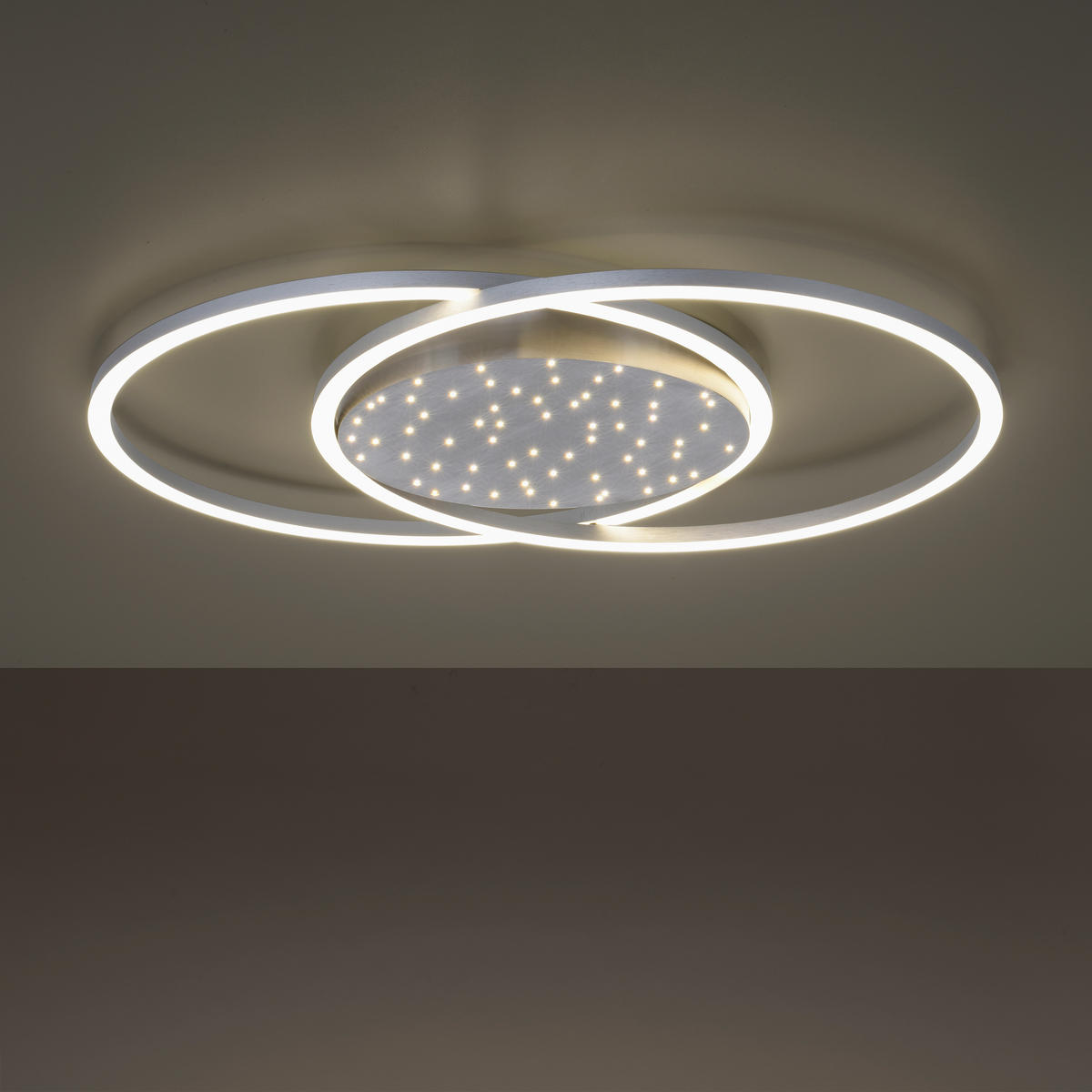 LED-DECKENLEUCHTE   - Grau, Design, Kunststoff/Metall (66,8/50cm)