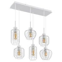 HÄNGELEUCHTE 77,5/33/120 cm  - Chromfarben/Weiß, Basics, Kunststoff/Metall (77,5/33/120cm) - Globo