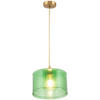 HÄNGELEUCHTE 25/125 cm  - Grün, Trend, Glas/Metall (25/125cm) - Novel