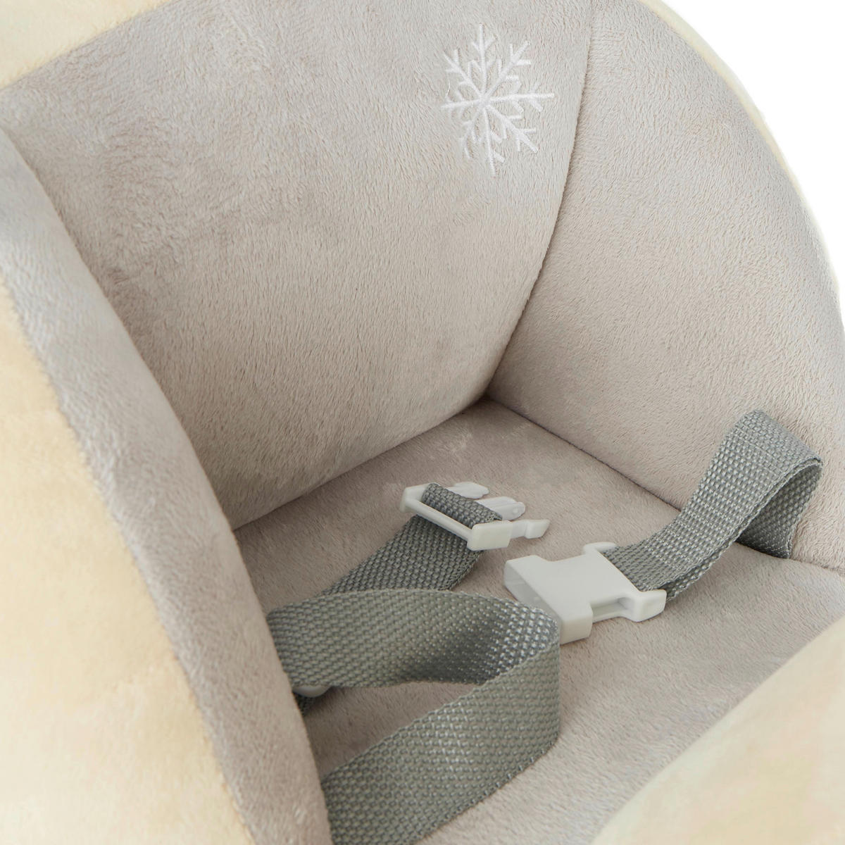 SCHAUKELTIER - Blau/Beige, Basics, Holz/Textil (33/60/58cm)