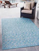 WEBTEPPICH  150/245 cm  Türkis   - Türkis, Basics, Textil (150/245cm)