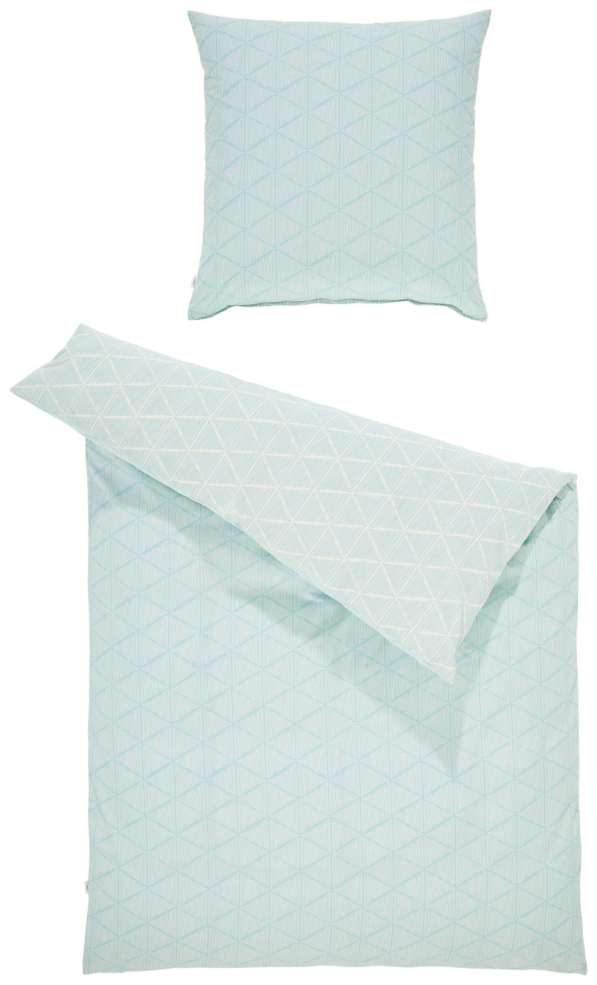 WENDEBETTWÄSCHE E-Julien Renforcé 135/200 cm  - Mintgrün, Basics, Textil (135/200cm) - Esprit