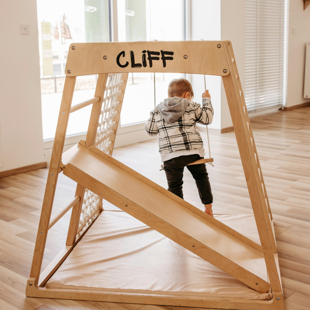 TRAPEZ - Birkefarben, Basics, Holz (33cm) - CLIFF