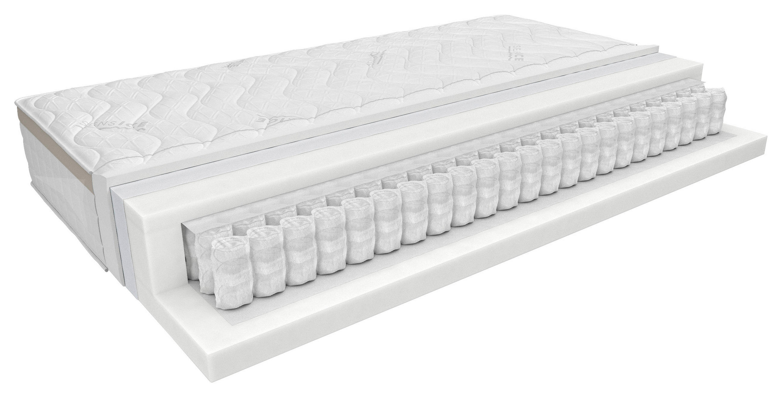 Saltea 140x200 Cm 140/200 cm  - alb, Modern, textil (140/200cm)