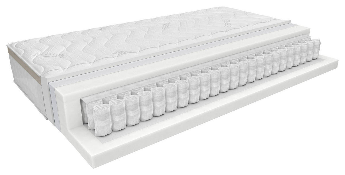 Saltea 160x200 Cm 160/200 cm  - alb, Modern, textil (160/200cm)