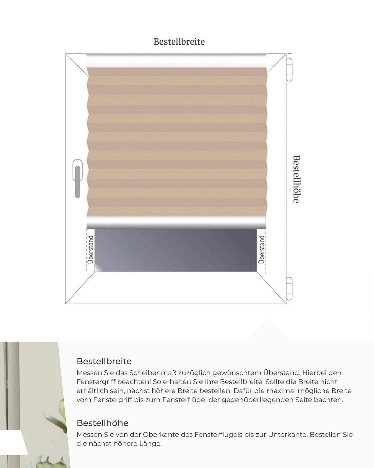 PLISSEE  blickdicht  85/130 cm   - Weiß, Basics, Textil (85/130cm)