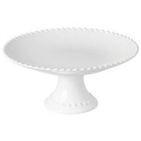 TORTENPLATTE - Weiß Hochglanz, Basics, Keramik (28,8/12,9/17,5cm) - Costa Nova