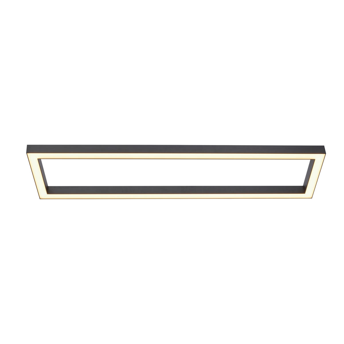 LED-DECKENLEUCHTE Pure 110/30/3,9 cm   - Anthrazit, Design, Kunststoff/Metall (110/30/3,9cm) - Neuhaus PURE