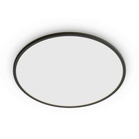 LED-DECKENLEUCHTE Superslim 54,5/55/3,2 cm   - Schwarz, KONVENTIONELL, Kunststoff (54,5/55/3,2cm) - Philips