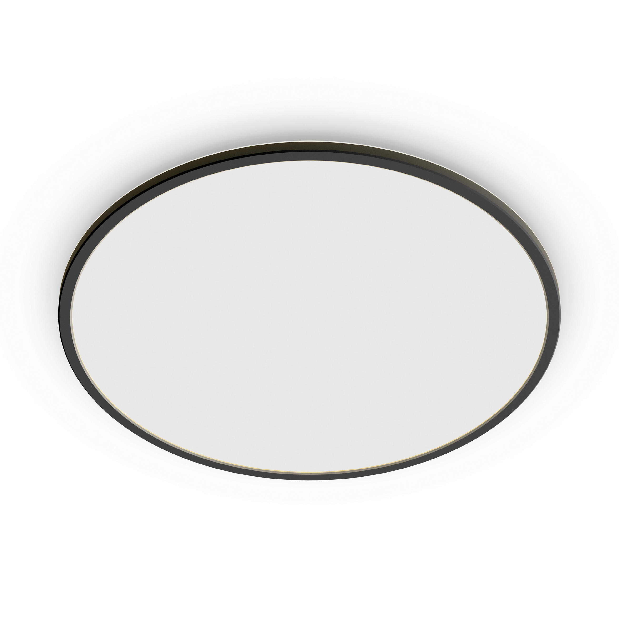 Philips Led-Deckenleuchte Superslim Schwarz 54.5x55x3.2 cm
