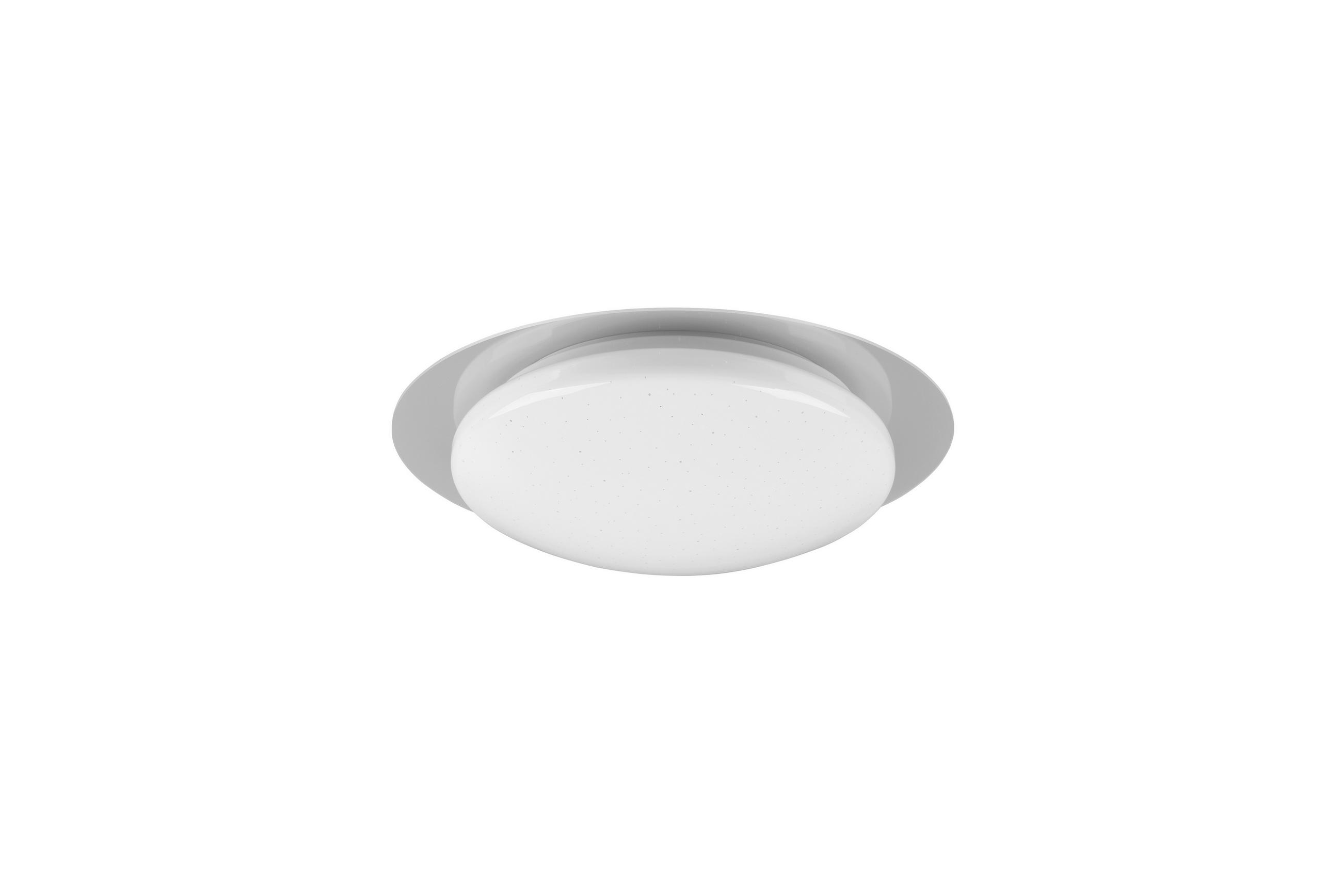 Trio Leuchten Led-Deckenleuchte Weiß 35x8.7x35 cm