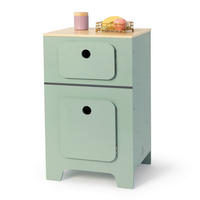 KINDERKÜCHE MIX & MATCH  - Salbeigrün/Naturfarben, Basics, Holz/Holzwerkstoff (35/31,5/60cm) - MUSTERKIND