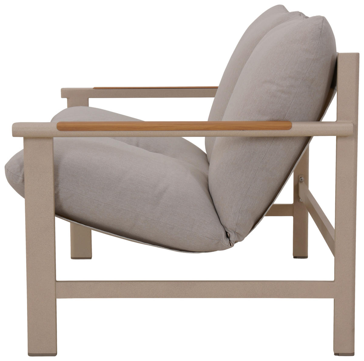 GARTENSET 4-teilig  - Beige/Hellgrau, Design, Glas/Textil - Ambia Garden