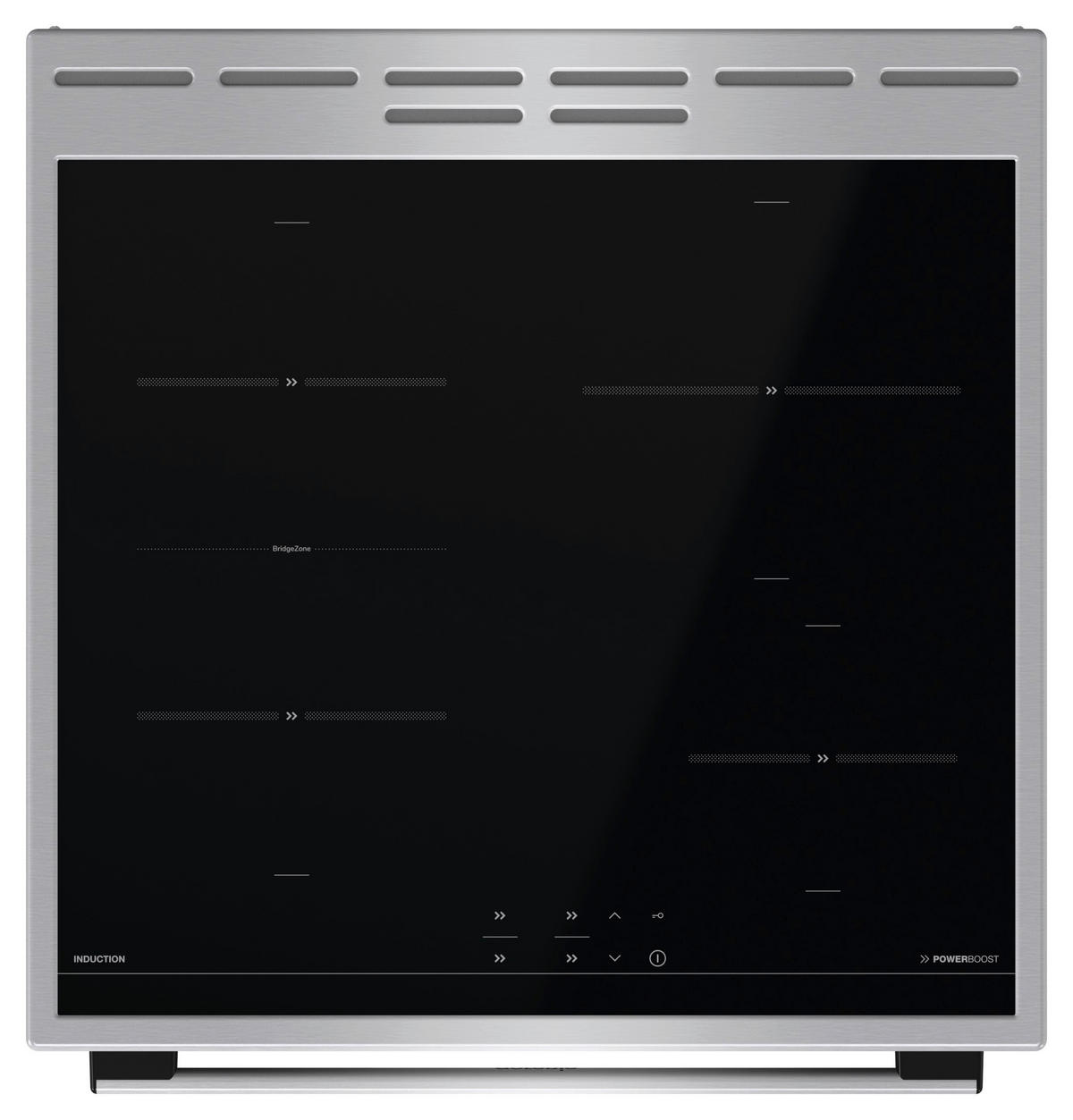 HERDSET GEIT6C60XPG  - Edelstahlfarben, MODERN, Glas/Kunststoff (60/85/60cm) - Gorenje