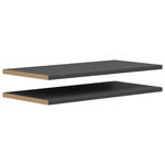 EINLEGEBODENSET 76,9/2,2/36 cm   - Graphitfarben, MODERN, Holzwerkstoff (76,9/2,2/36cm) - Carryhome