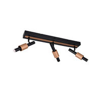 LED-STRAHLER 20,5/63/20,5 cm   - Schwarz/Braun, Basics, Metall (20,5/63/20,5cm)