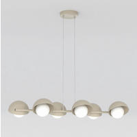 HÄNGELEUCHTE  88/32/120 cm    - Beige, Trend, Glas/Metall (88/32/120cm)