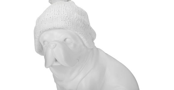 TISCHLEUCHTE 33/30/53 cm - Weiß, LIFESTYLE, Kunststoff/Textil (33/30/53cm) - Novel