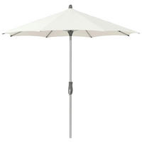 SONNENSCHIRM 300x300 cm Hellgrau  - Ecru/Silberfarben, Basics, Textil/Metall (300/300cm) - Glatz