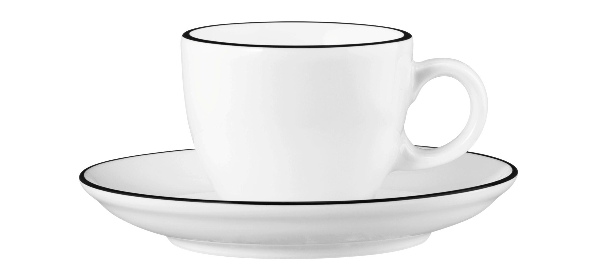 ESPRESSOTASSE MIT UNTERTASSE - Basics, Keramik (0,09l) - Seltmann Weiden
