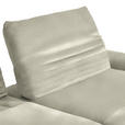 ECKSOFA  in Chenille Beige  280/170-195 cm  - Beige/Schwarz, Design, Textil/Metall (280/170-195cm) - Dieter Knoll