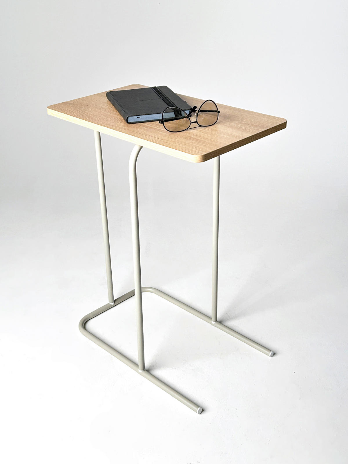 BEISTELLTISCH 30/50/65 cm Eichefarben, Kaschmir rechteckig  - Kaschmir/Eichefarben, Trend, Holzwerkstoff/Metall (30/50/65cm)