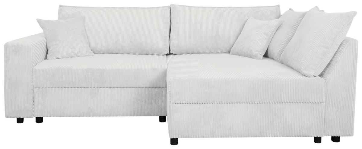 ROHOVÁ SEDACIA SÚPRAVA, textil, prírodná farba - čierna/prírodná farba, Konventionell, textil/plast (245/153cm) - Carryhome