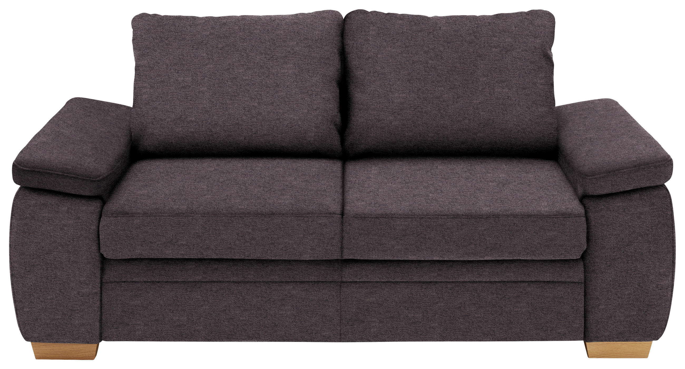 SCHLAFSOFA Braun  - Braun, KONVENTIONELL, Holz/Textil (196/90/100cm) - Beldomo Style