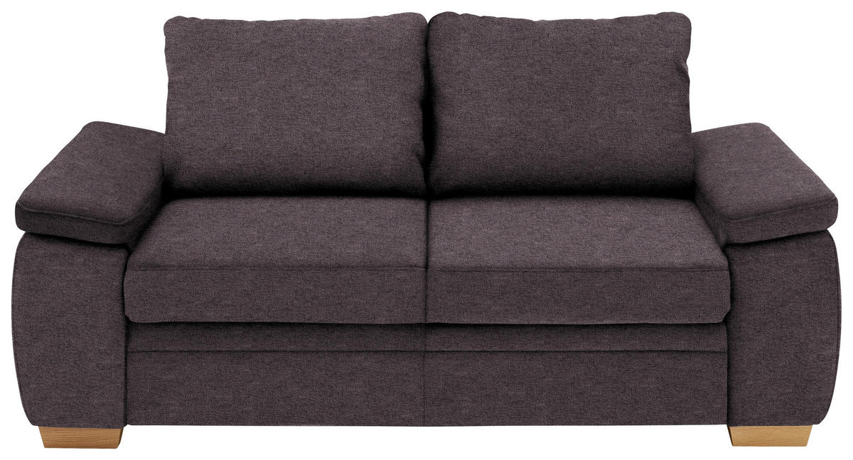 SCHLAFSOFA  in Braun  - Braun, KONVENTIONELL, Holz/Textil (196/90/100cm) - Beldomo Style