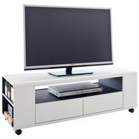 LOWBOARD  in 119/46/43 cm  - Anthrazit/Weiß, Basics, Holzwerkstoff (119/46/43cm)