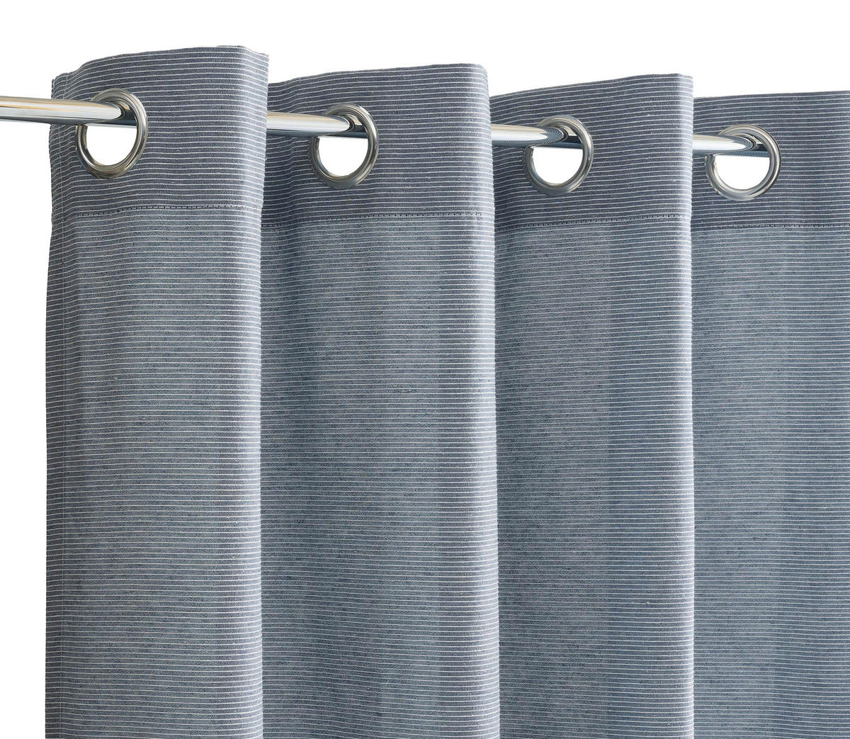 ÖSENSCHAL E-NEEDLESTRIPE blickdicht 140/250 cm   - Dunkelblau, KONVENTIONELL, Textil (140/250cm) - Esprit