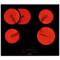 GLASKERAMIKKOCHFELD KFC160  - Schwarz, Basics, Glas (59,0/4,5/52,0cm) - Oranier