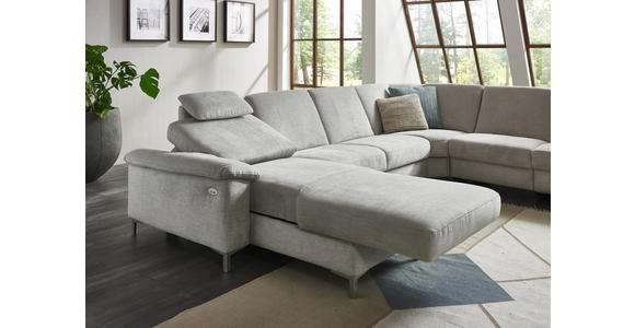 WOHNLANDSCHAFT in Textil Rot - Rot/Alufarben, Design, Textil/Metall (170/333/265cm) - Dieter Knoll