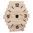 WANDUHR Naturfarben 90 cm - Naturfarben, Trend, Holz/Metall (90cm) - Carryhome WANDUHR Naturfarben 90 cm - Naturfarben, Trend, Holz/Metall (90cm) - Carryhome