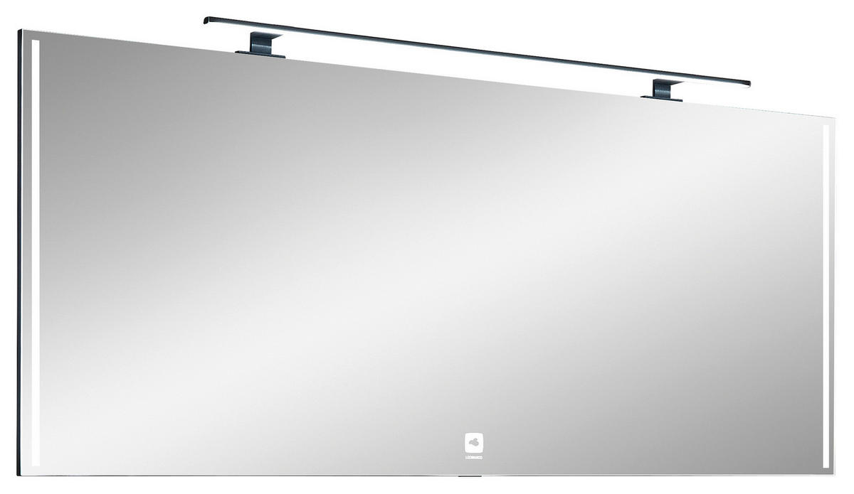 BADEZIMMERSPIEGEL 135/60/3,2 cm  - Transparent, Design, Glas/Holzwerkstoff (135/60/3,2cm) - Leonardo Living