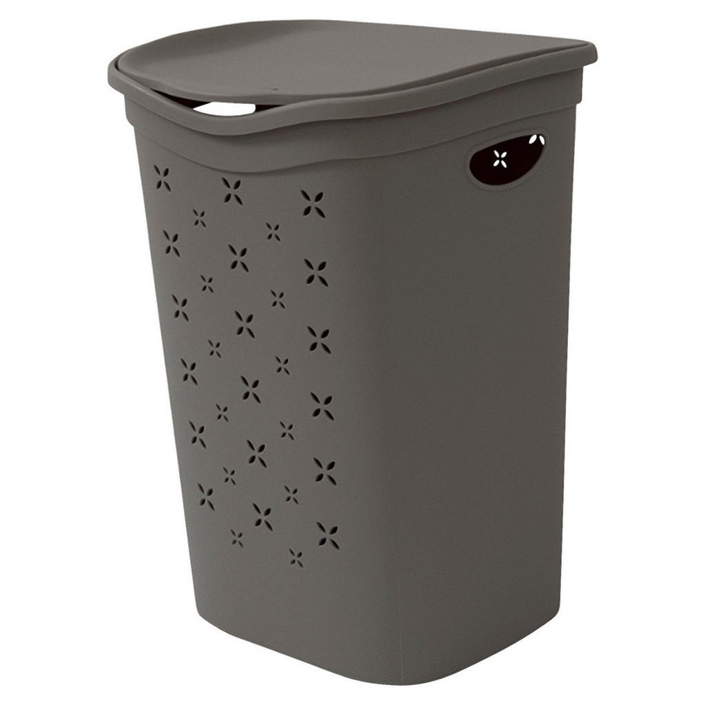 Wäschetonne Mit Deckel Per Türkis, 37x39,5x53,5 Cm