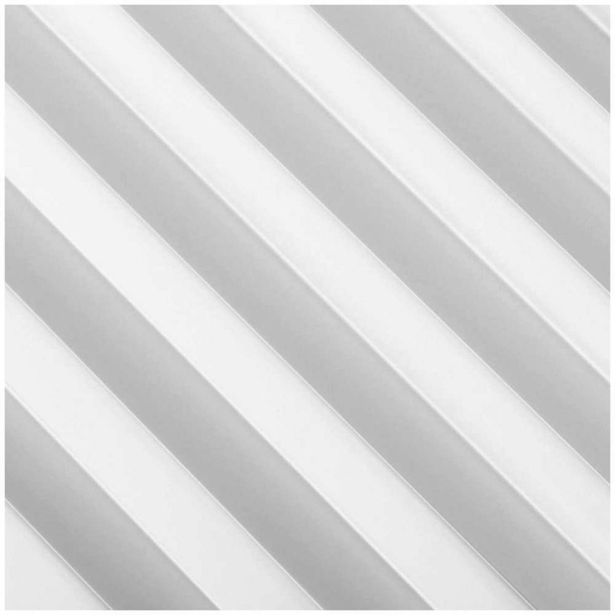 OBLOGA ZIDNA  bijela  - bijela, Basics, plastika (270/1,6/24,7cm)