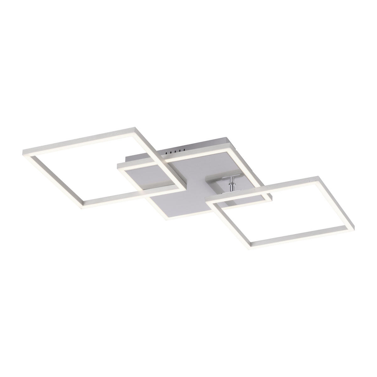 LED-DECKENLEUCHTE 75/45/7,3 cm   - Silberfarben, Basics, Kunststoff/Metall (75/45/7,3cm)