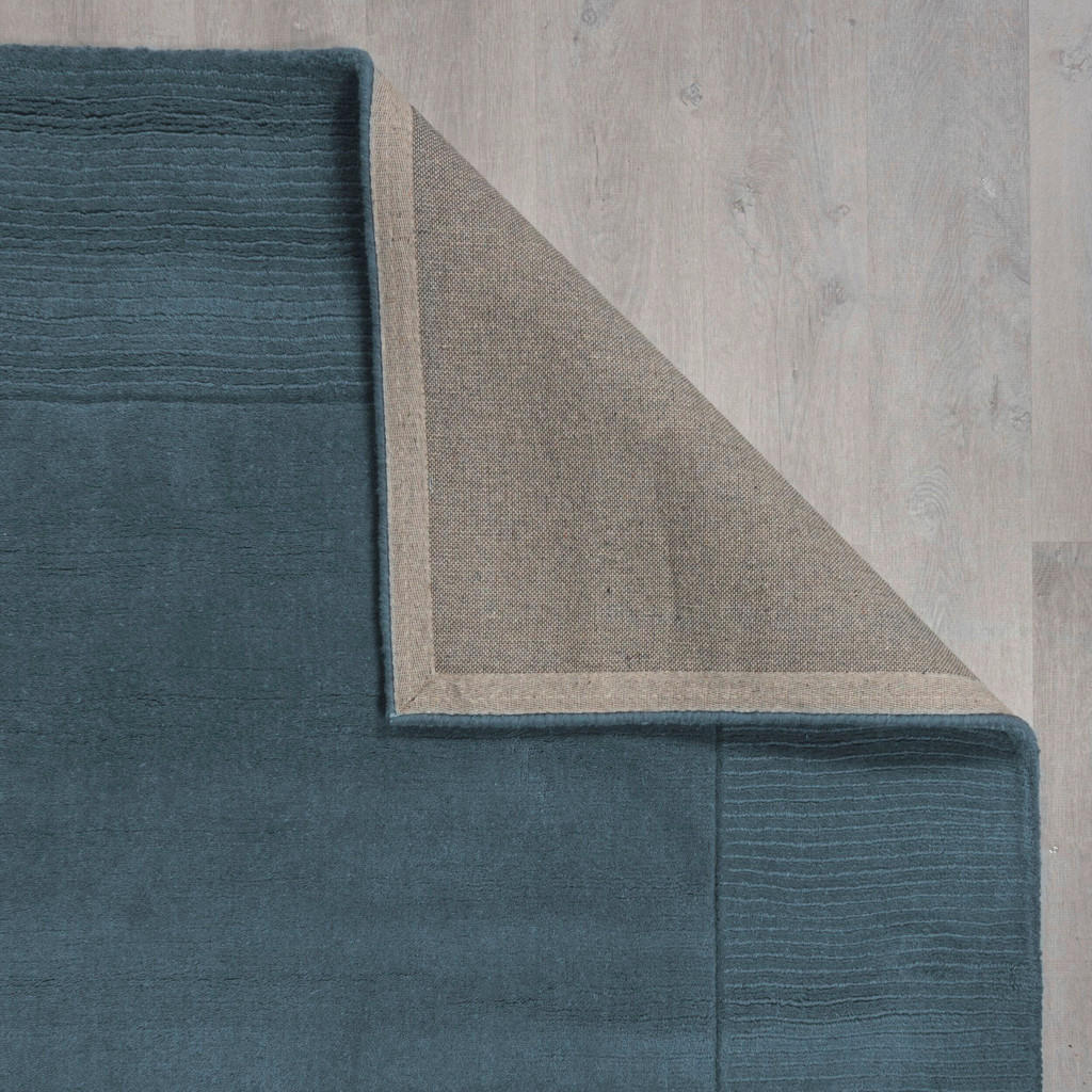 Thumbnail - Xora Webteppich Tuscany, Blau, Textil, Uni, rechteckig, 200x290 cm, für Fußbodenheizung geeignet, in verschiedenen Größe...