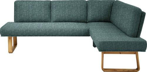 ECKBANK 265/174 cm  in Grün, Eichefarben  - Eichefarben/Grün, Design, Holz/Textil (265/174cm) - Dieter Knoll