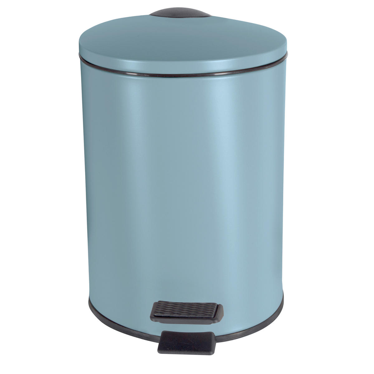 TRETEIMER ADELAR 3 L  - Schwarz/Grau, Basics, Kunststoff/Metall (16.80/16.80/22.80cm) - Spirella